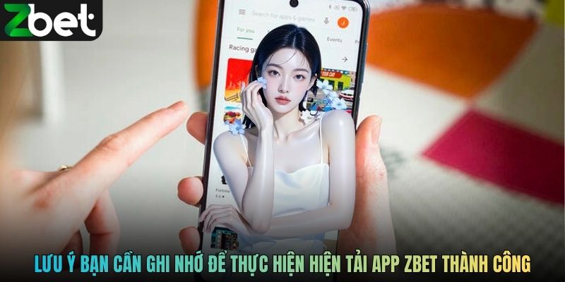 Lưu ý bạn cần ghi nhớ để thực hiện tải app ZBET thành công